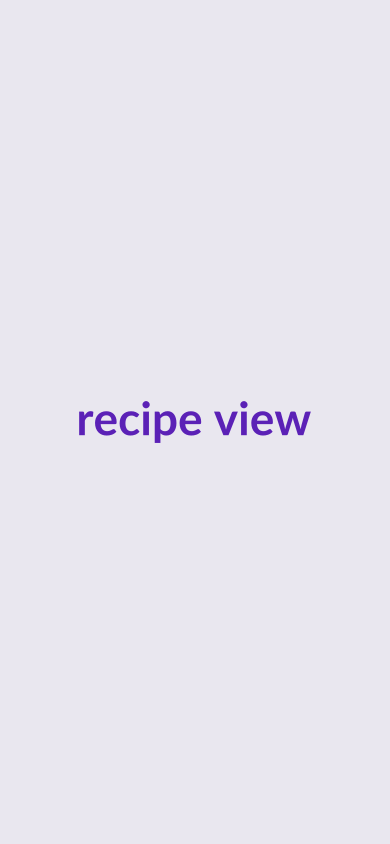 Recipe vault view in MyMealVault showing ingredients and steps
